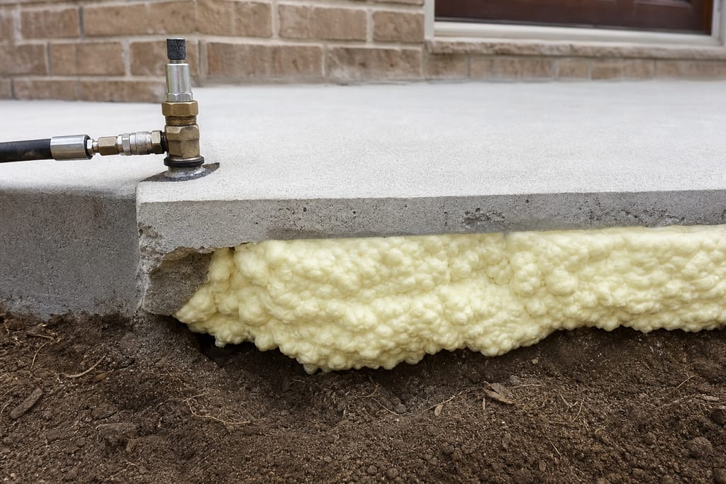 Cement-based mudjacking slurry photo